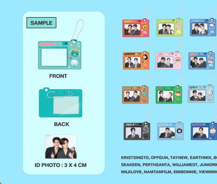 線下代購7/7結單｜GMMTV Thailand Character & Content Expo (TCEX) 2026周邊｜ID卡套徽章吊飾/ID HOLDER PIN KEYCHAIN ｜泰韓米果 