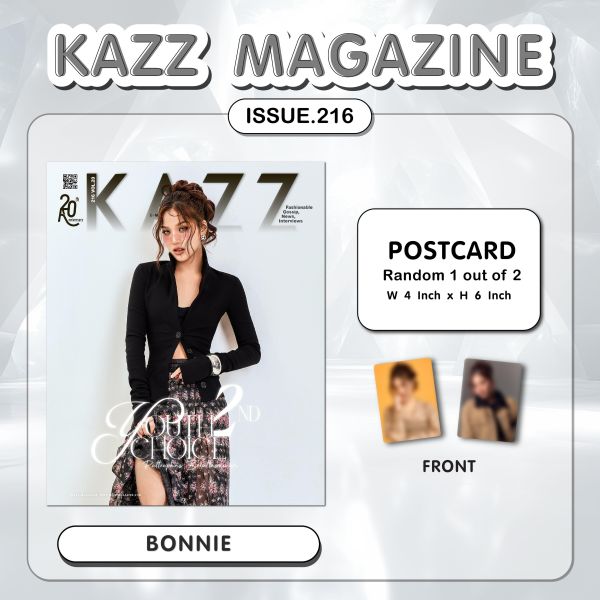 團購6/28結單 | 泰雜KAZZ 216 Youth Choice – BONNIE Pattraphus｜泰韓米果 