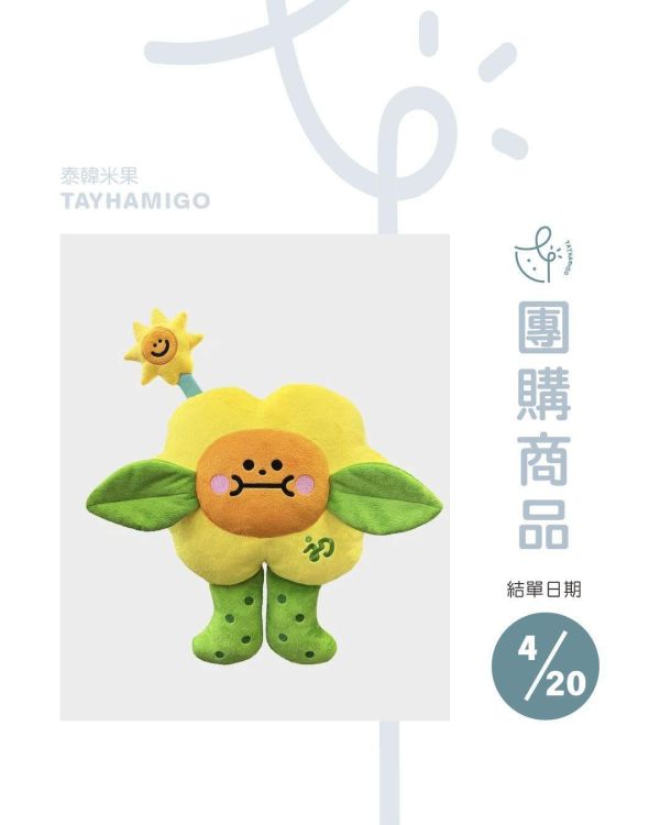 團購4/20結單｜JAIDEE抱抱大娃｜JAIDEE HUGGABLES PLUSH｜泰韓米果 