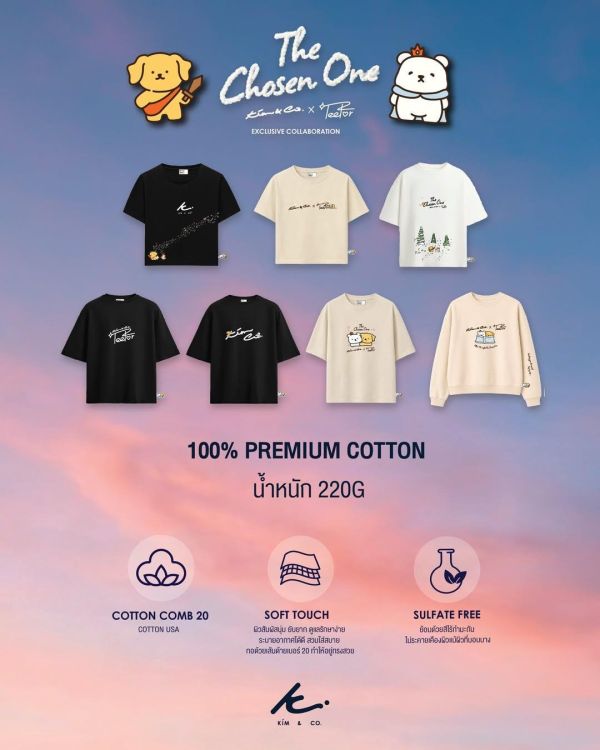 團購5/12結單｜KIM&CO. x TeePor聯名系列 ｜泰韓米果 