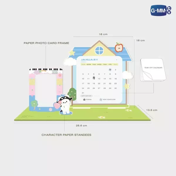 團購10/30結單 | GMMTV孫孫桌曆2027/GMMTV FANDOM CHARACTER OFFICIAL CALENDAR 2027｜泰韓米果 