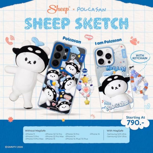 團購6/5結單｜APPLESHEEP POLCASAN聯名手機殼｜泰韓米果 