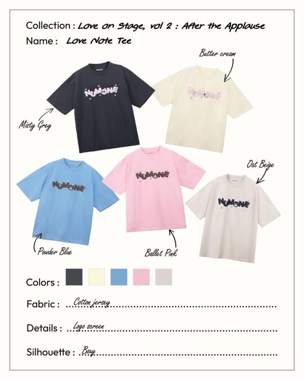 團購3/10結單｜Fourth品牌NUMONE Love on Stage系列｜泰韓米果 