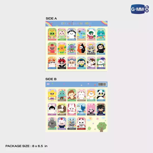 線下代購10/14 3PM結單｜GMMTV 馬來西亞快閃周邊｜書籤索引貼/STICKY BOOKMARK INDEX｜泰韓米果 