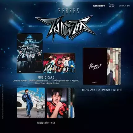 團購7/14結單｜Music Card - PERSES ’ไม่แพ้ใคร (Hotter than ur X)‘ ｜泰韓米果 