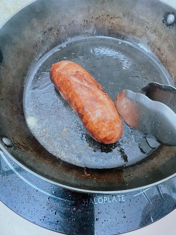 登峰黑毛豬肉丁香腸 