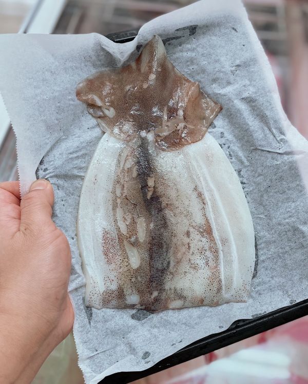 登峰特選鮮凍魷魚肉身(3包一組秤重) 