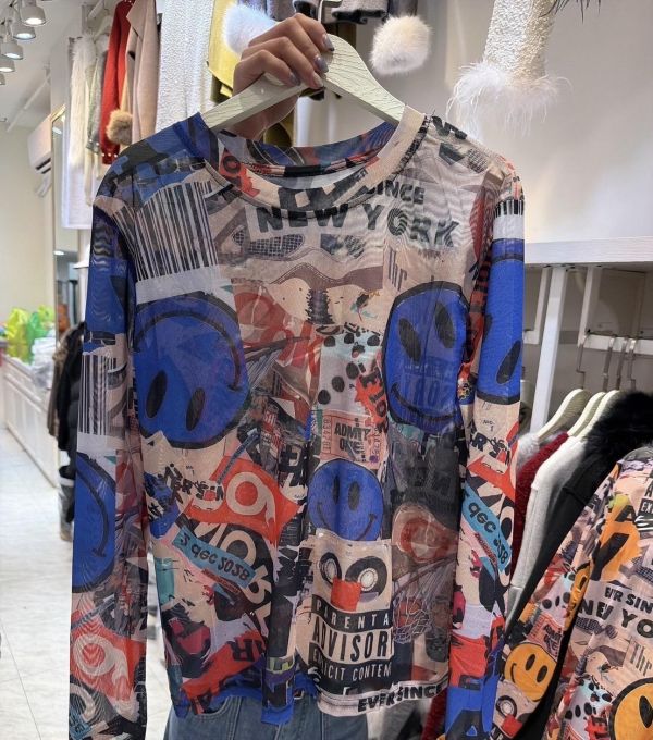 網紗上衣（四季可穿） 