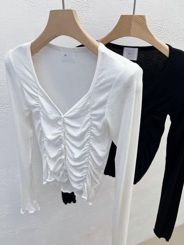 NEW 睫毛蕾絲背心＋羊絨衫｜氣質疊穿兩件組｜內附胸墊 