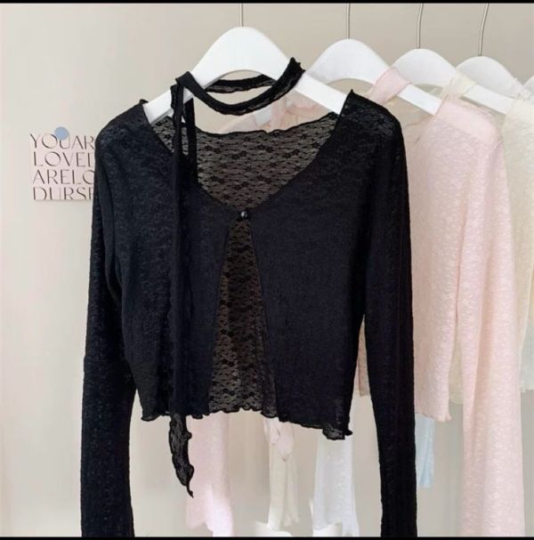 蕾絲罩衫 