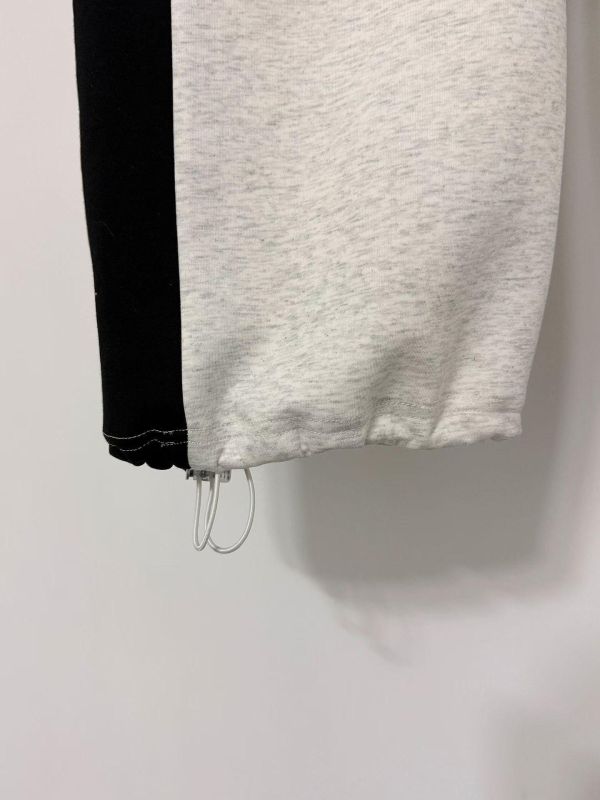 雙線撞色垂墜寬褲 