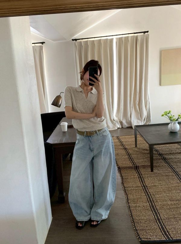 薄款針織短版上衣 ｜女生百搭顯瘦上衣 