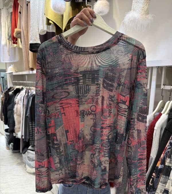 網紗上衣（四季可穿） 