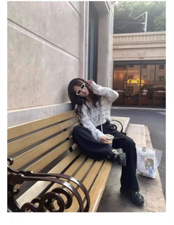 鏤空針織上衣 針織上衣