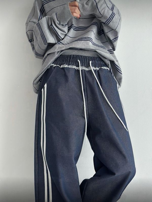 蕾絲拼接牛仔褲｜甜酷女孩必收款 