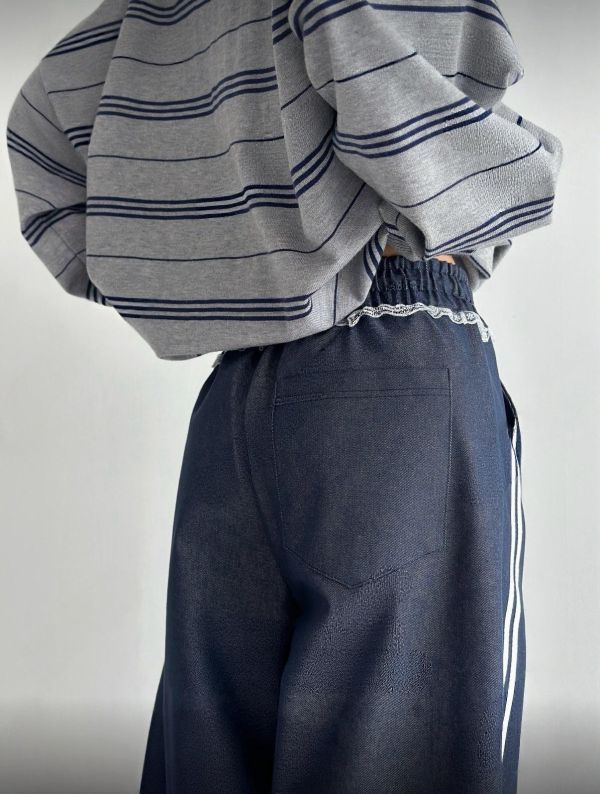 蕾絲拼接牛仔褲｜甜酷女孩必收款 