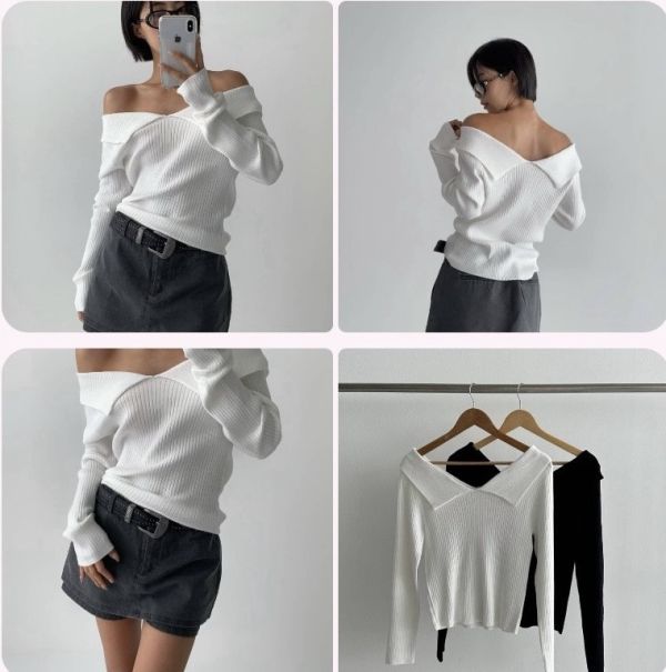 翻領坑紋上衣 韓系甜辣上衣
一字領削肩上衣
露肩針織上衣
韓系辣妹穿搭
羅紋修身上衣
韓系顯瘦上衣
下翻領針織
性感露肩毛衣
韓系秋冬上衣
彈性針織上衣
約會甜辣上衣
鎖骨上衣