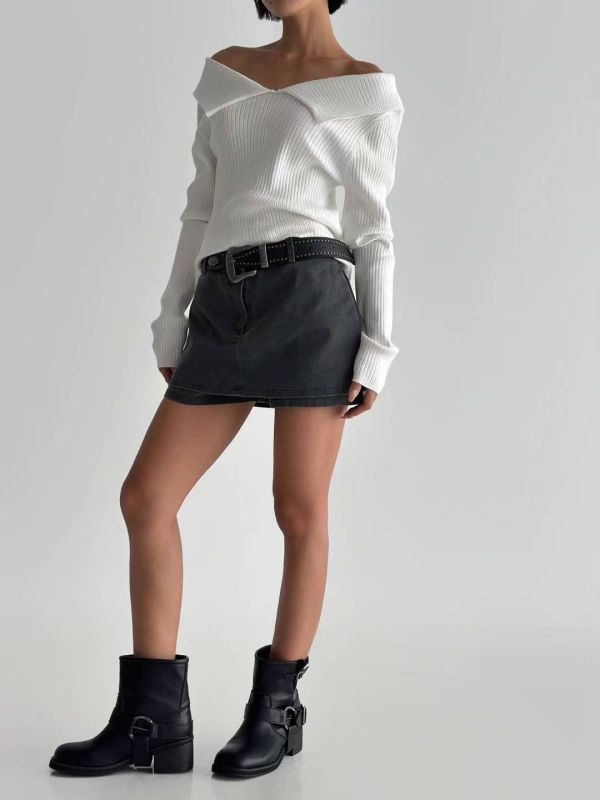 翻領坑紋上衣 韓系甜辣上衣
一字領削肩上衣
露肩針織上衣
韓系辣妹穿搭
羅紋修身上衣
韓系顯瘦上衣
下翻領針織
性感露肩毛衣
韓系秋冬上衣
彈性針織上衣
約會甜辣上衣
鎖骨上衣