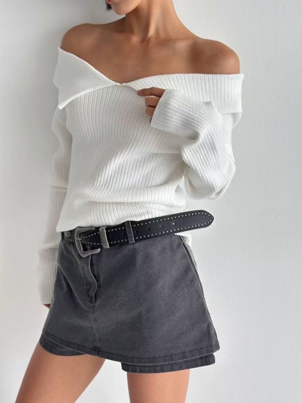 翻領坑紋上衣 韓系甜辣上衣
一字領削肩上衣
露肩針織上衣
韓系辣妹穿搭
羅紋修身上衣
韓系顯瘦上衣
下翻領針織
性感露肩毛衣
韓系秋冬上衣
彈性針織上衣
約會甜辣上衣
鎖骨上衣