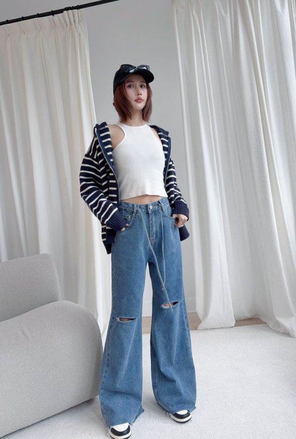 高彈力羊毛削肩背心 微辣風