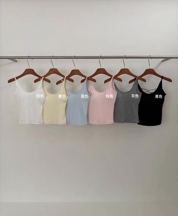 美背細帶bra背心｜內建胸墊顯瘦百搭款 