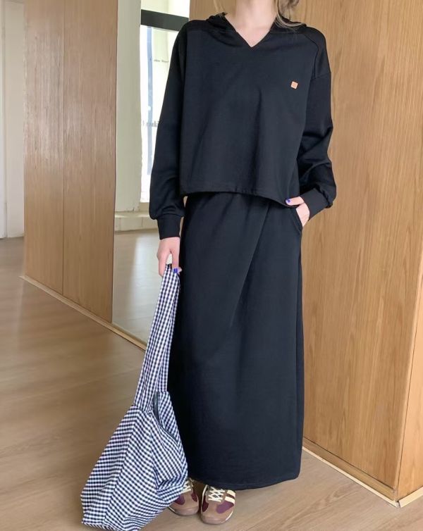 -秋冬新品-連帽笑臉標套裝 