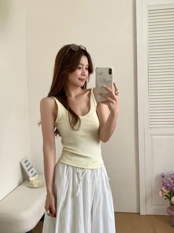 美背細帶bra背心｜內建胸墊顯瘦百搭款 