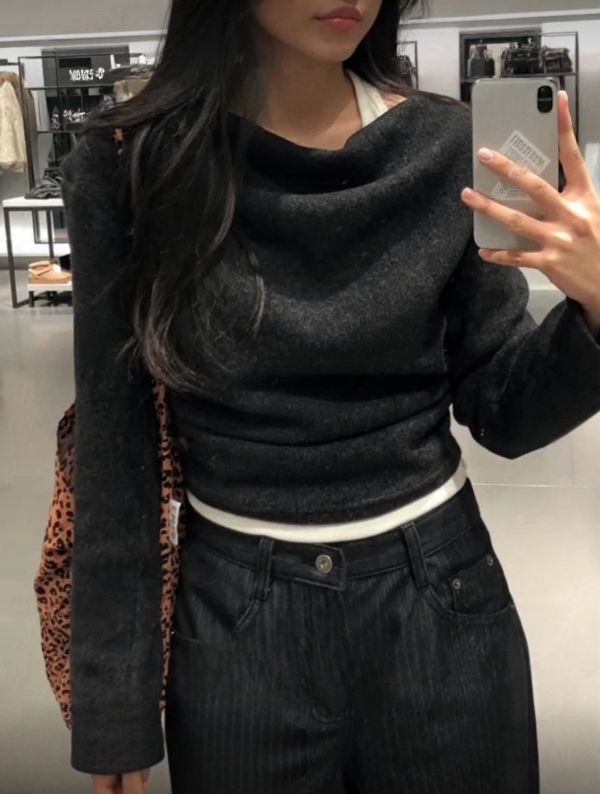 刷毛小性感2件上衣 