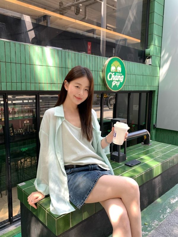 韓系透膚襯衫｜長袖罩衫｜夏季百搭寬鬆襯衫 