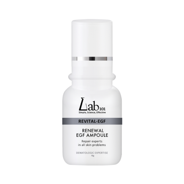 Lab101 EGF新生安瓶 15g Lab101 安瓶、EGF修護安瓶、胜肽安瓶推薦、彈潤抗老精華、修護肌底、熟齡肌保養、肌膚更新精華、敏感肌修護、夜間修護安瓶