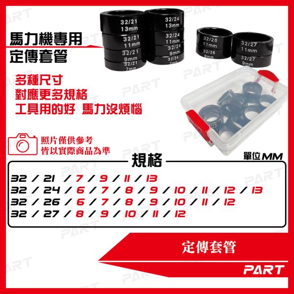 【PART】定傳套筒 