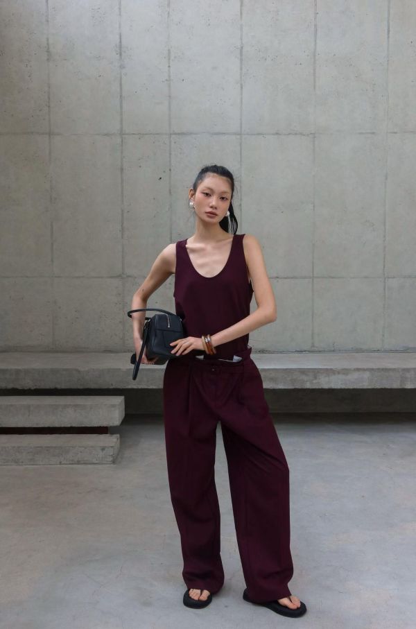 柔感美背U領背心 U領背心