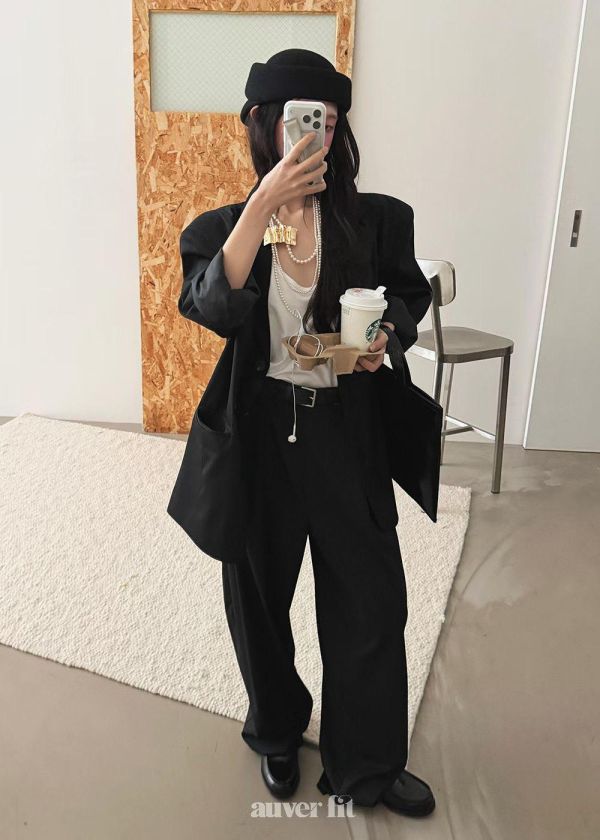 經典打摺西裝褲 西裝褲