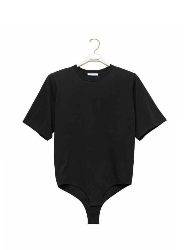 墊肩oversized Body T-shirt oversized  T-shirt