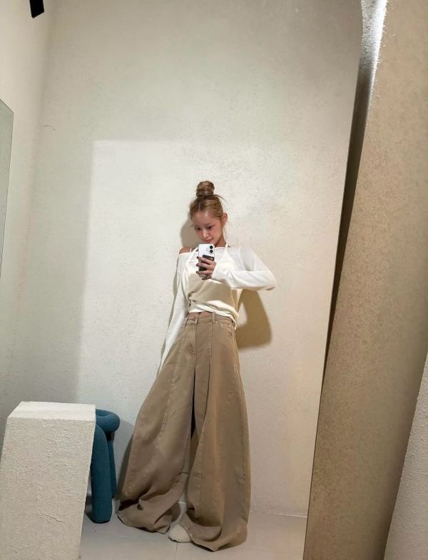 份量感繭形寬褲 繭形寬褲