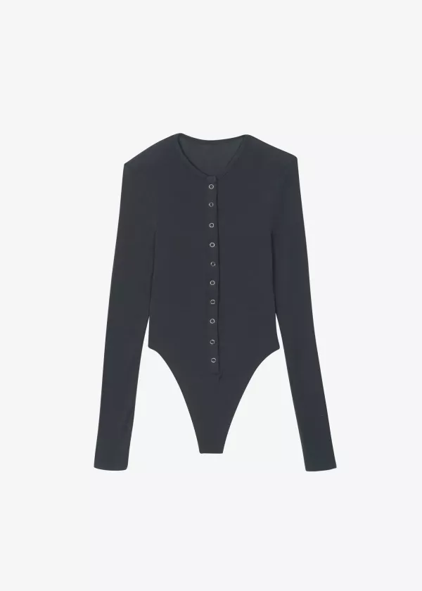 排釦連身body上衣 body上衣