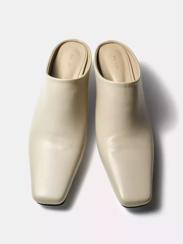 質感方頭低跟穆勒鞋 穆勒鞋 mules