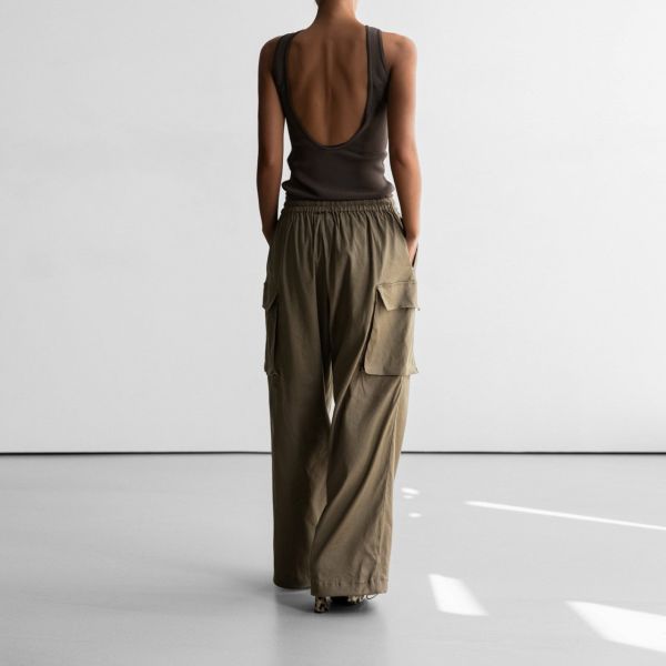 率性設計感抽繩工裝褲 工裝褲