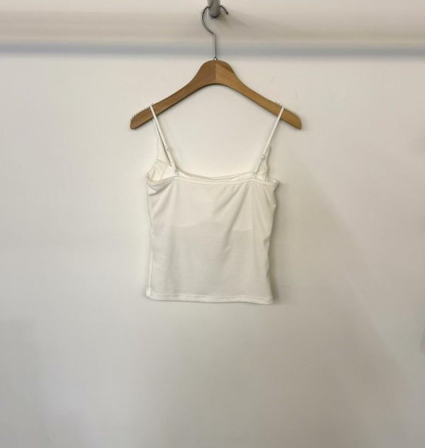 微弧領細肩帶BRA TOP BRA TOP