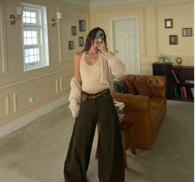 份量感繭形寬褲 繭形寬褲