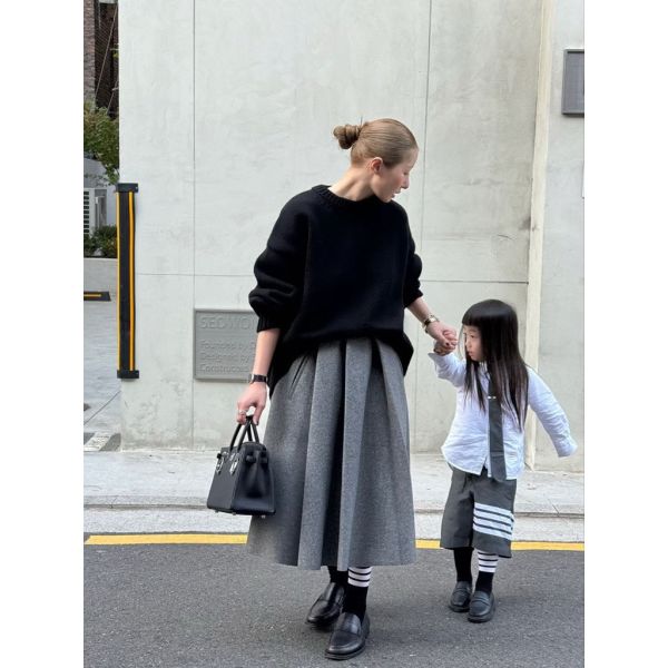 結構寬袖針織毛衣 針織毛衣