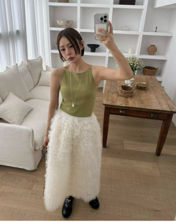 立體層紗蓬裙 蓬裙