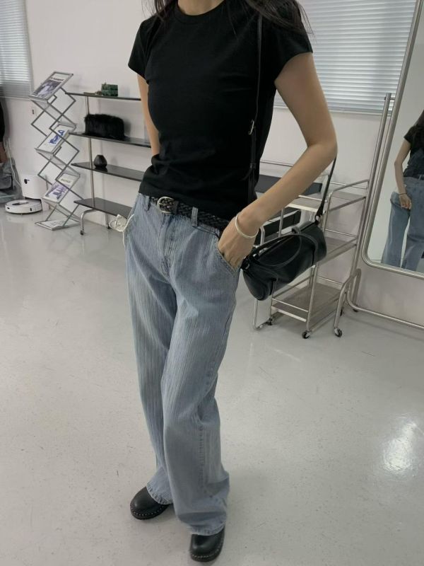 微彈修身Tee Tee T-SHIRT