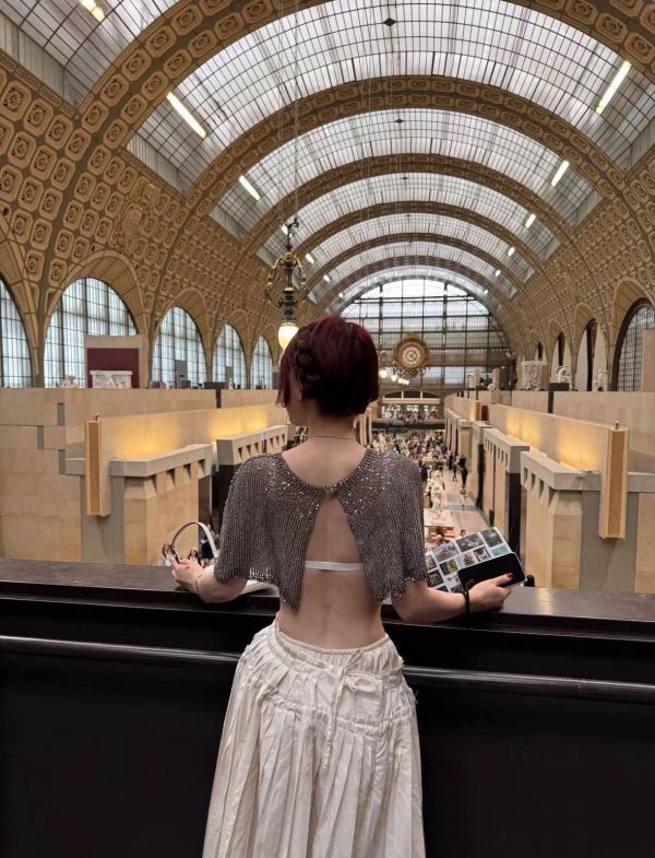 設計感壓褶裙 百褶裙