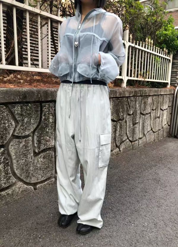 涼感透膚防曬抽繩外套 涼感透膚防曬抽繩外套
