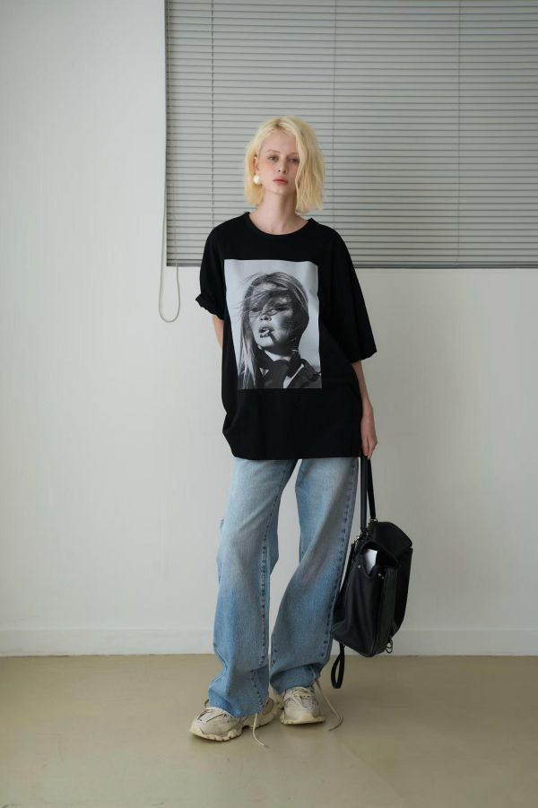 慵懶圖案Oversized Tee 圖案 Tee