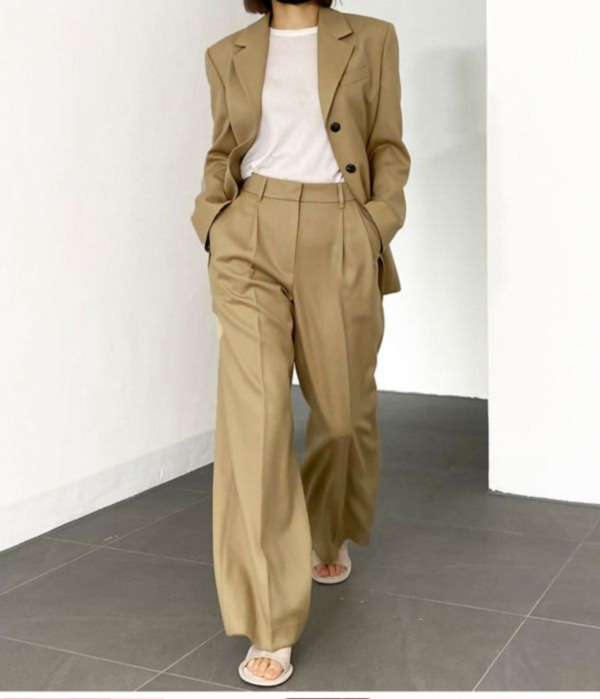 質感綁帶收腰西裝外套 收腰西裝外套