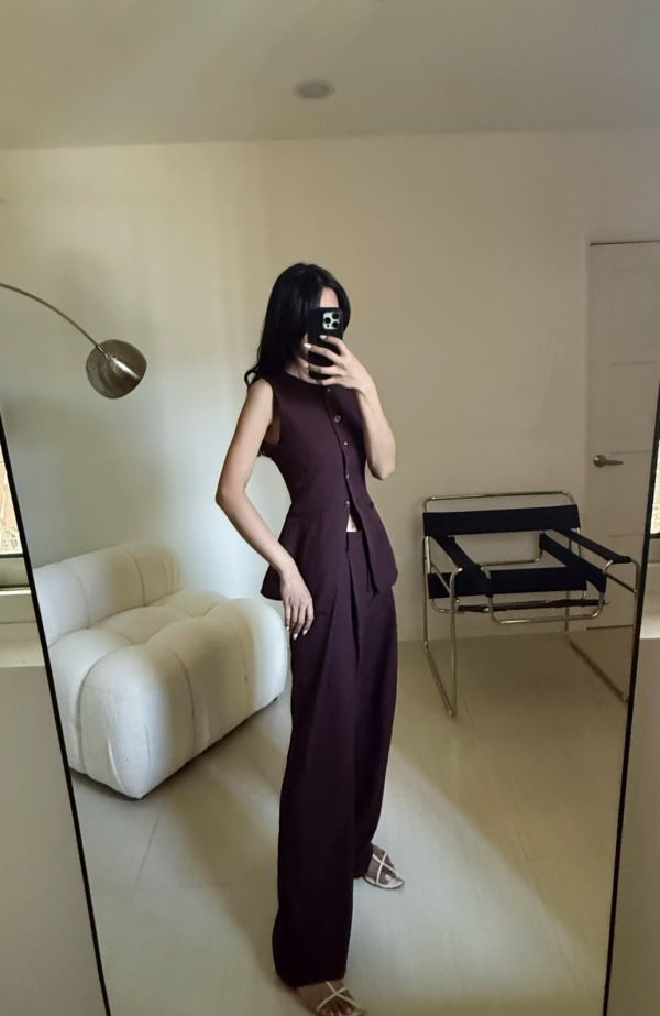 L’Arc 寬版打褶西褲 打褶西褲