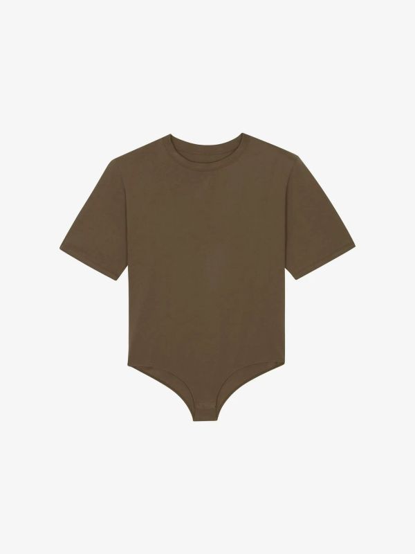 墊肩oversized Body T-shirt oversized  T-shirt