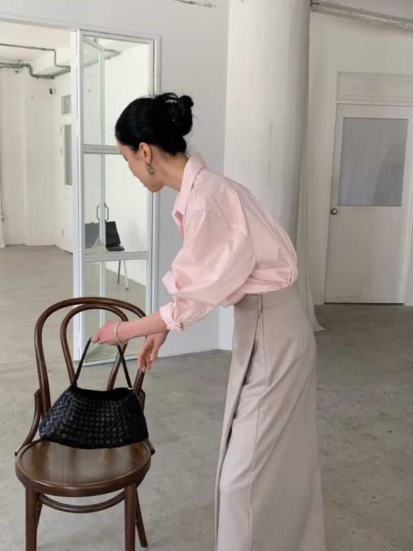 經典寬版抗皺襯衫 襯衫